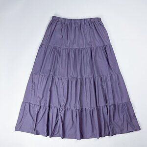 Purple maxi skirt